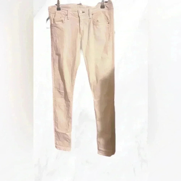 Rag and bone “aged  brt wht” “the Dre” cotton blend casual skinny denim jean 27 - Picture 2 of 6